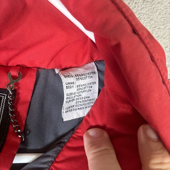 Westchester Classics Puffer Jacket Men’s Size Medium Red 80% Down 20% Feathers - Picture 5 of 13